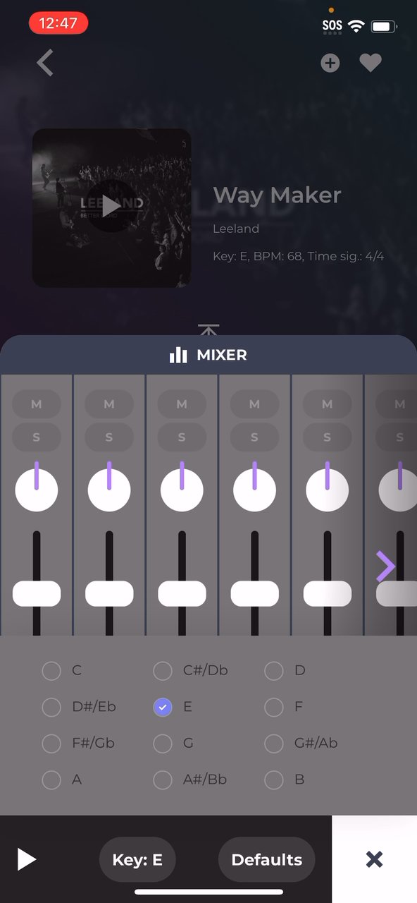 Mixer transposition walkthrough preview